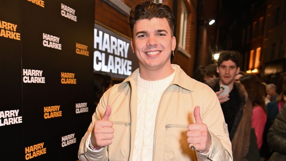 Harry Clark attends the press night performance of "Harry Clarke" at The Ambassadors Theatre on March 13, 2024 in London, England.