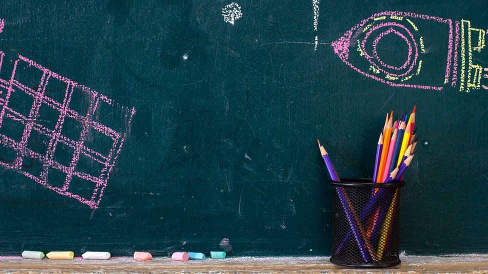 Classroom blackboard