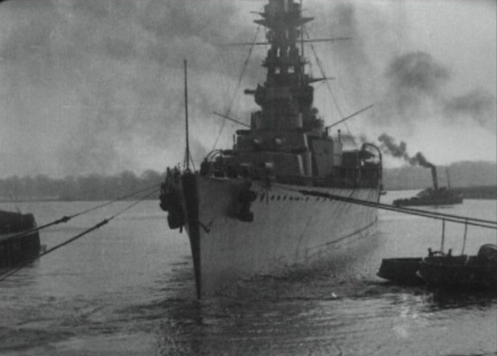 Clydebank Ceremony For Centenary Of HMS Hood Construction - BBC News