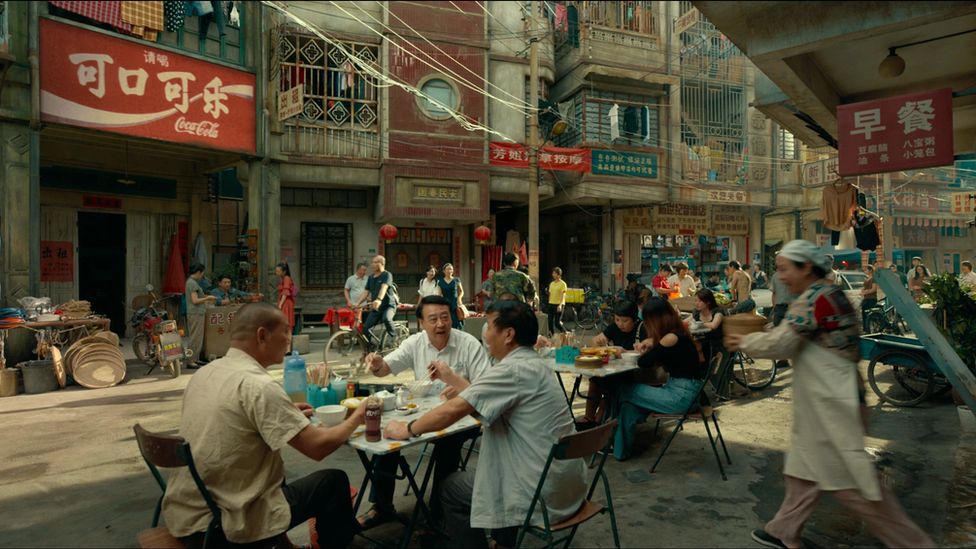 A scene from a TV show from Chinese streaming service Tencent Video