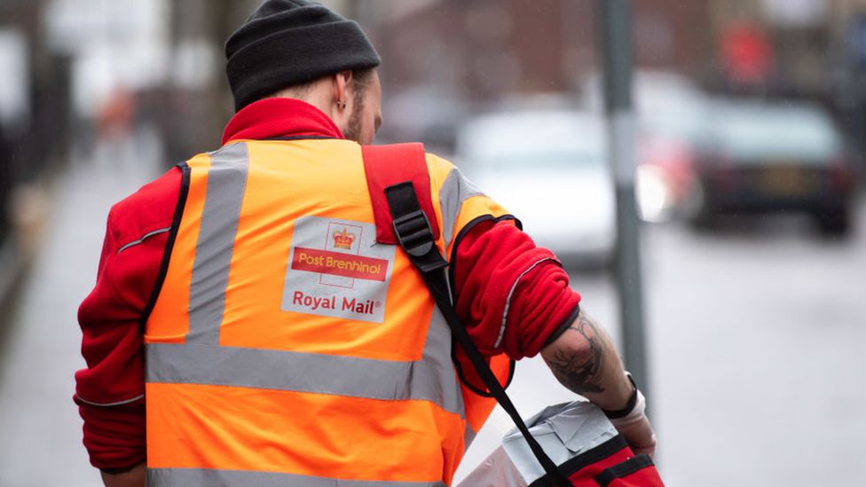 Royal Mail postal worker