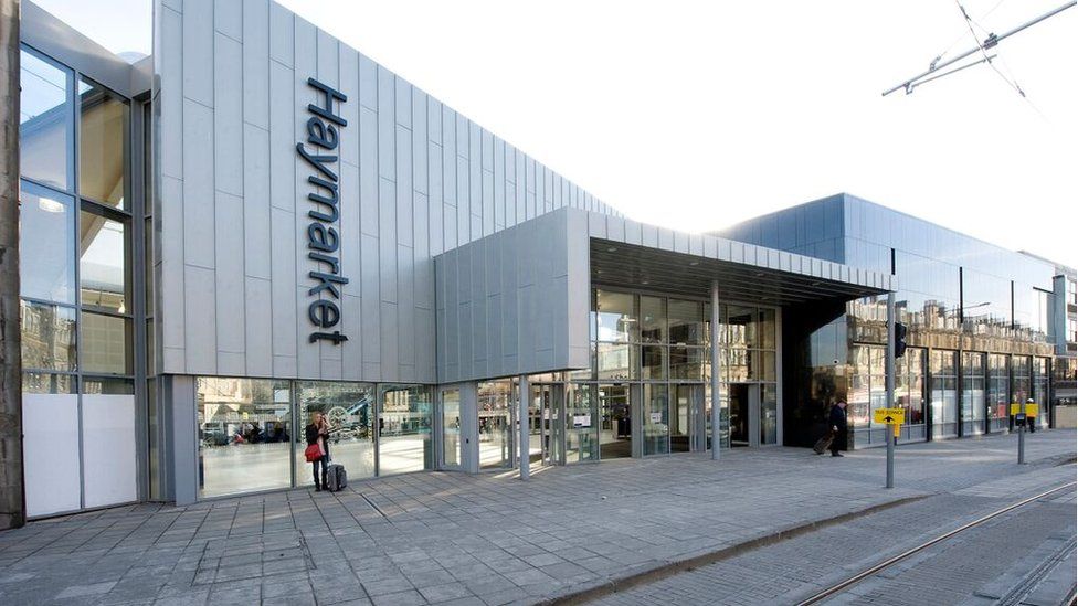 Haymarket station wins engineering award after redevelopment BBC