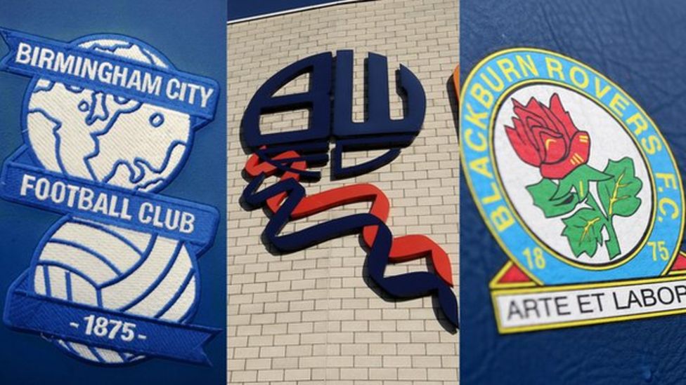 Blackburn, Bolton and Birmingham Seven charts showing how Championship