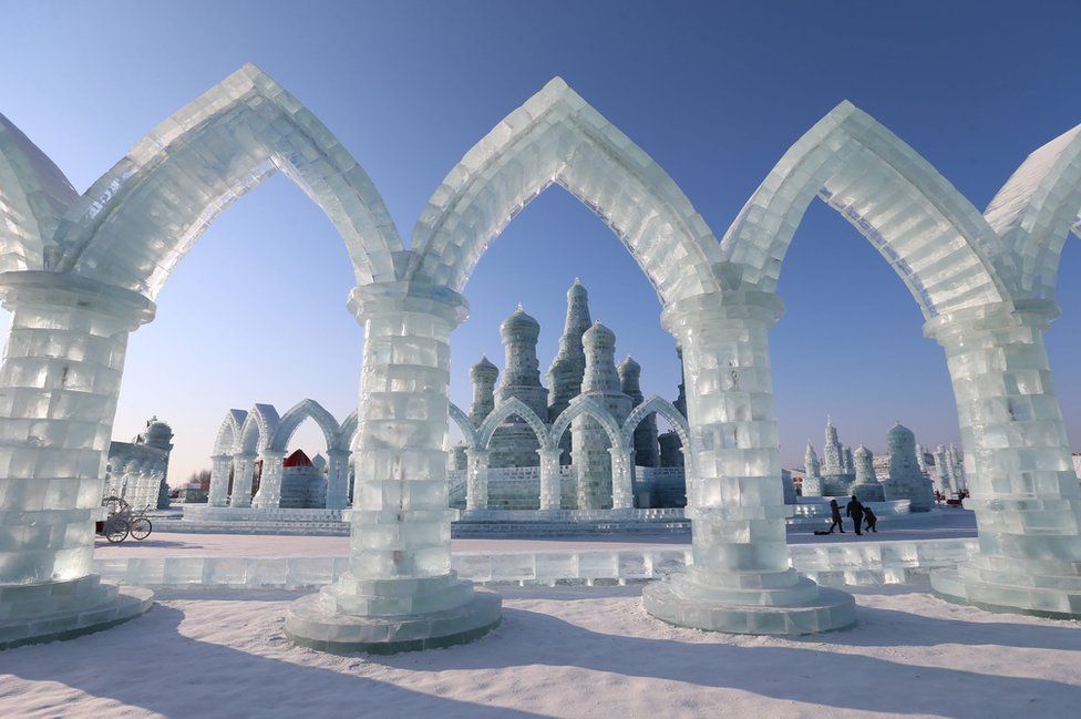 Ice sculptures at Harbin