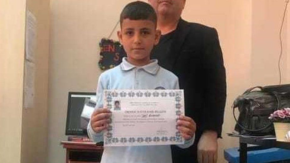 Wael al-Saud, nine, moved to Turkey from Syria with his family in 2015
