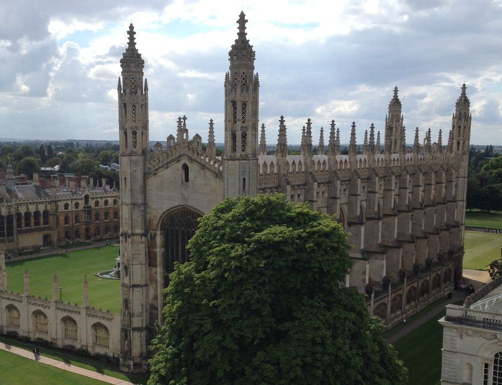 The four spires of King's College Chapel