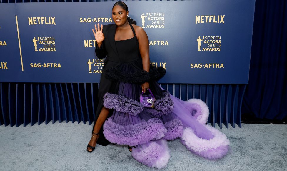 Danielle Brooks attends the 30th Annual Screen Actors Guild Awards at Shrine Auditorium and Expo Hall on February 24, 2024 in Los Angeles, California.