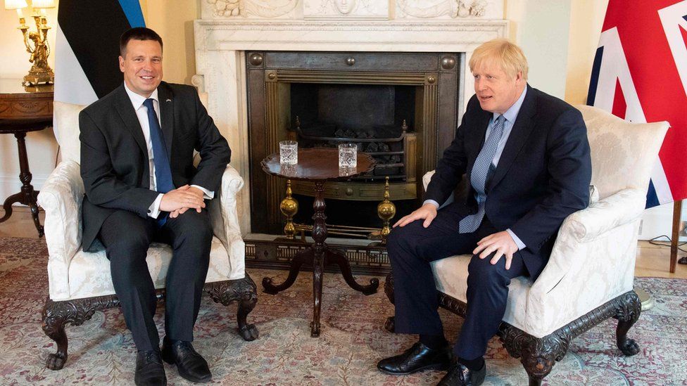 Juri Ratas meeting Boris Johnson
