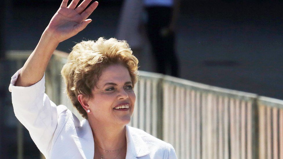 Former Brazilian president Dilma Rousseff
