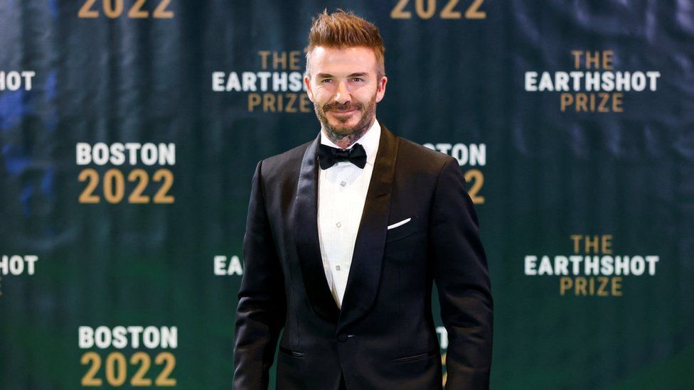 David Beckham attends the second annual Earthshot Prize Awards at the MGM Music Hall at Fenway, in Boston, Massachusetts, U.S