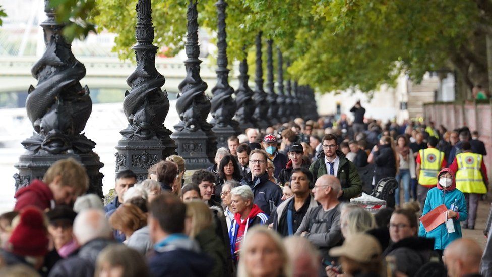Queues on the South Bank