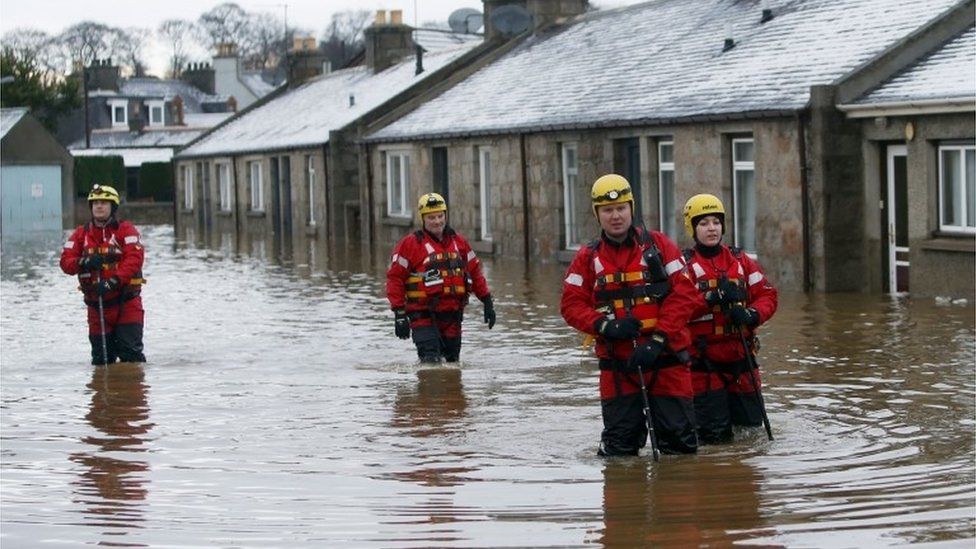 In pictures Floodhit Scotland BBC News