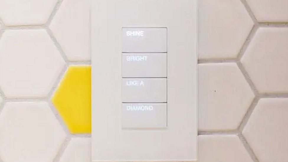 Light switch at Bumble head office