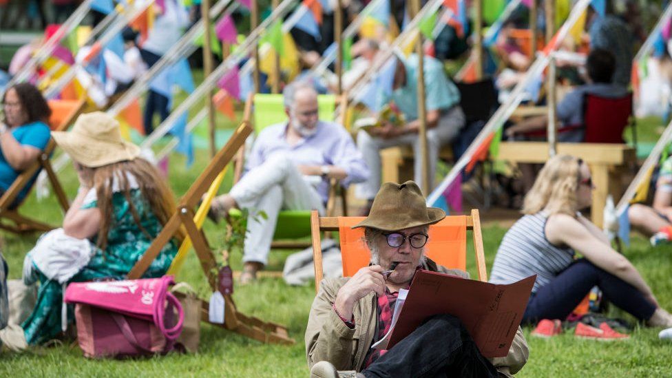 Hay Festival crowds in 2017