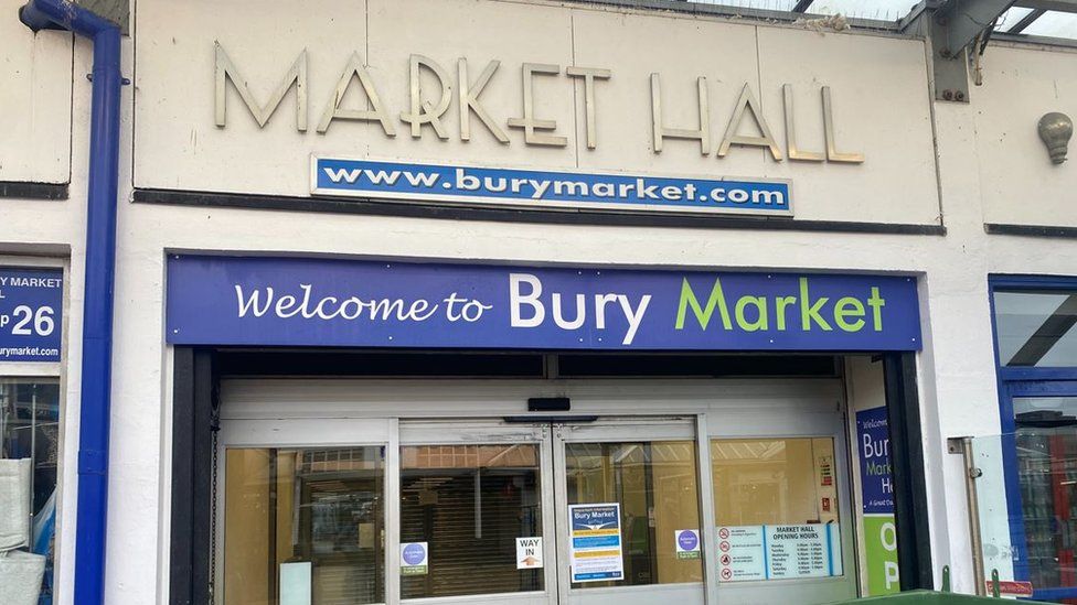 Bury Market sign