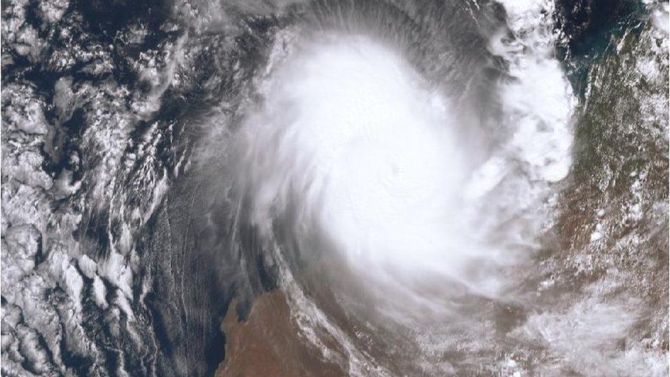 The cyclone is predicted to make landfall on Western Australia's northern coast