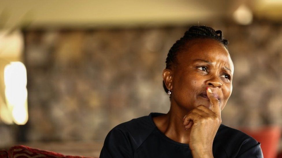 Busisiwe Mkhwebane: The corruption fighter surrounded by scandal - BBC News