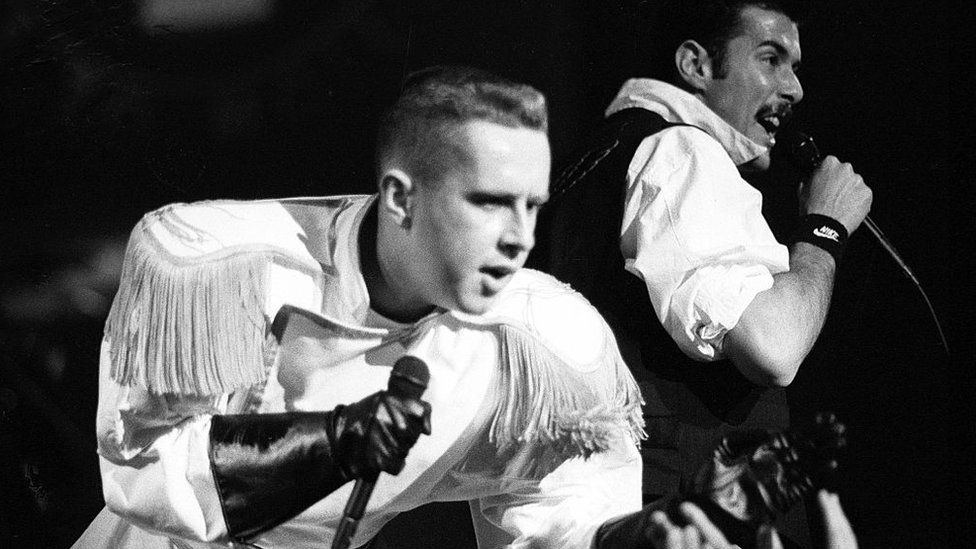 Holly Johnson and Paul Rutherford