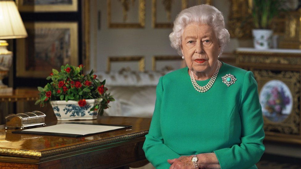 Elizabeth II makes an address to the nation