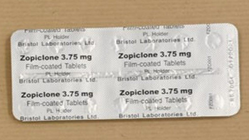 Packet of zopiclone