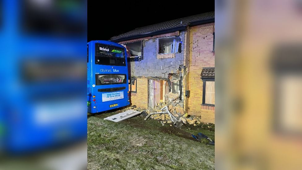 Bristol Man jailed for causing bus to crash into house
