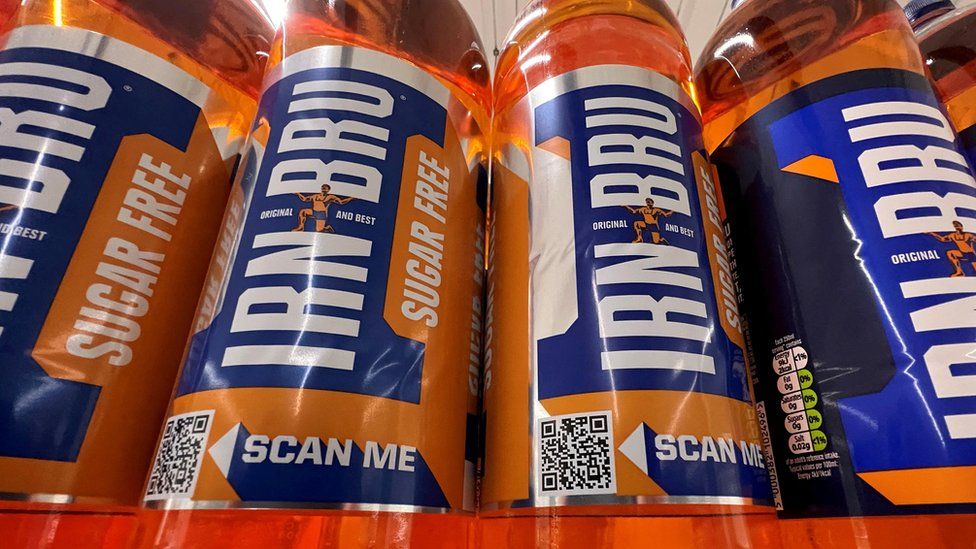 Irn-Bru bottles