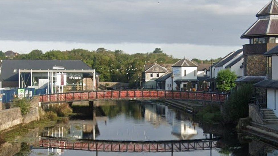 Existing bridge in Haverfordwest