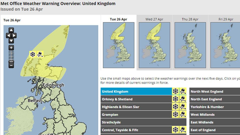 Warning Of Snow And Ice For Scotland - BBC News