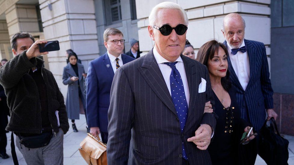 Champagne stone ally Roger Stone