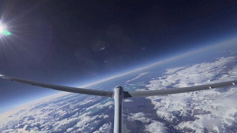 Tail cam view of Earth