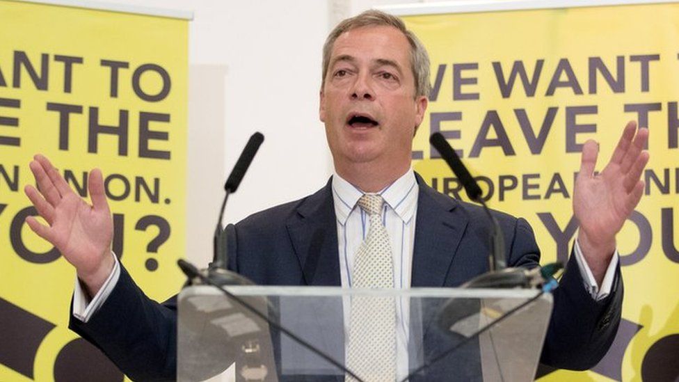 Eu Referendum Farage And Welby In Racism Row Bbc News
