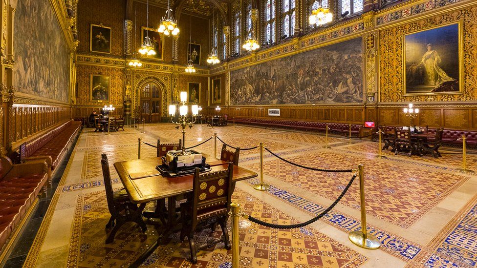 Royal gallery, Palace of Westminster