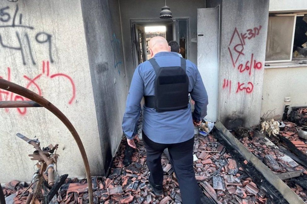 ICC Chief Prosecutor Karim Khan visits an Israeli community attacked by Hamas-led gunmen on 7 October 2023 (3 December 2023)