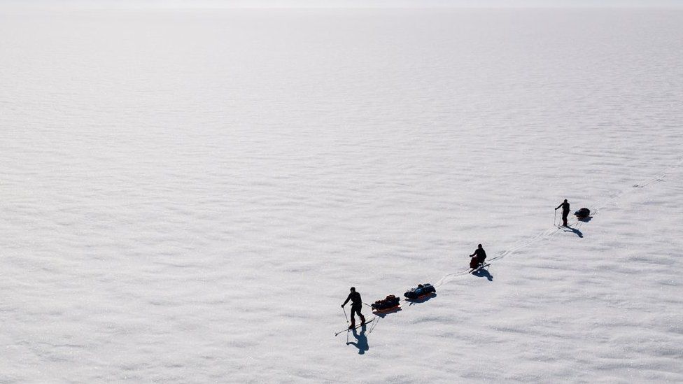 First disabled team crosses Europe's largest ice cap in just 11 days ...