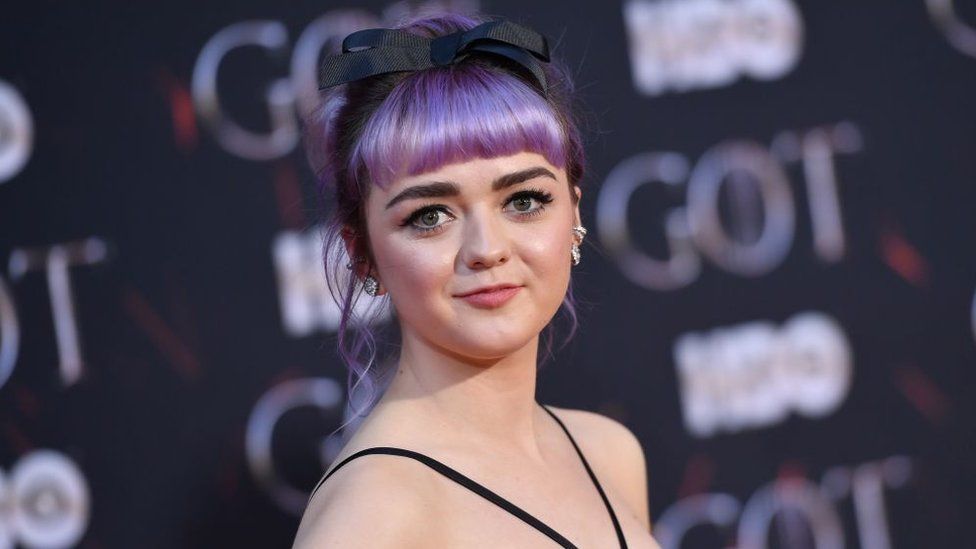 Maisie Williams at a Game of Thrones premiere