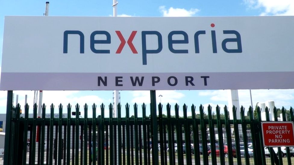 Nexperia Newport Factory Sign