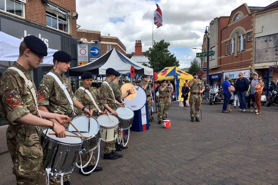 Armed Forces Day event in Loughborough