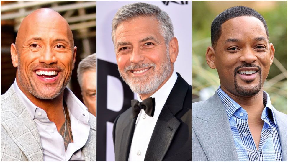 Dwayne Johnson, George Clooney, Will Smith