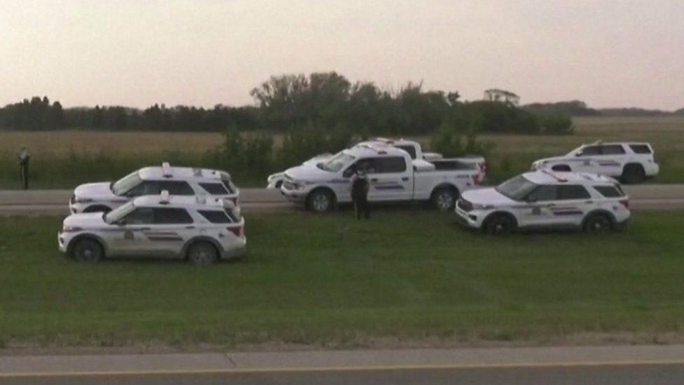 6 Canadian police cars