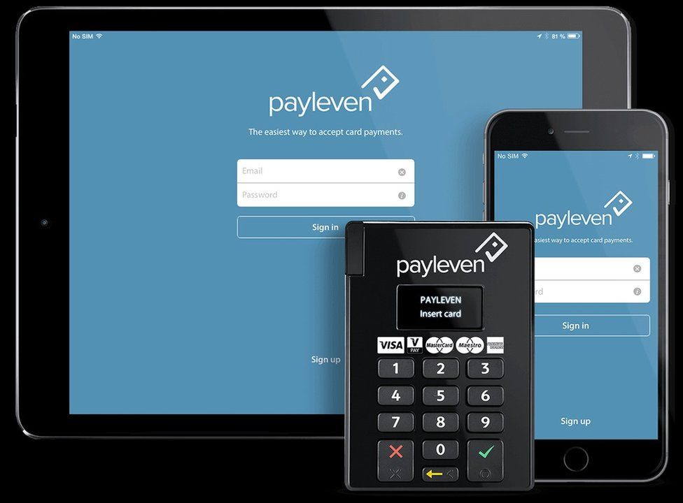 Payleven reader and mobile devices