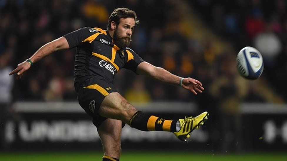 Ruaridh Jackson of Wasps in action