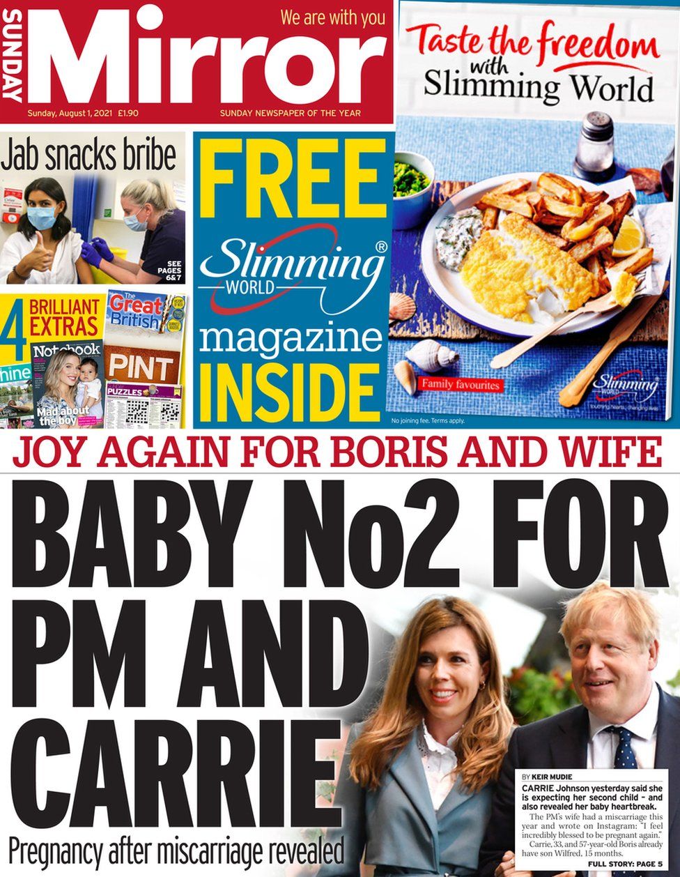 The Sunday Mirror 1 августа