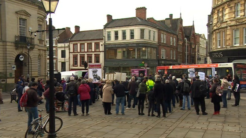 Northampton protest