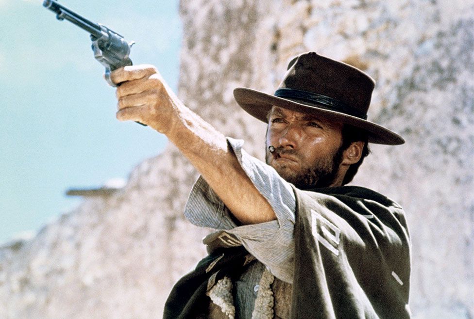 Clint Eastwood in the film The Good, the Bad and the Ugly, (1966)