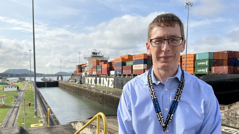 John Langman of the Panama Canal poses for a photo