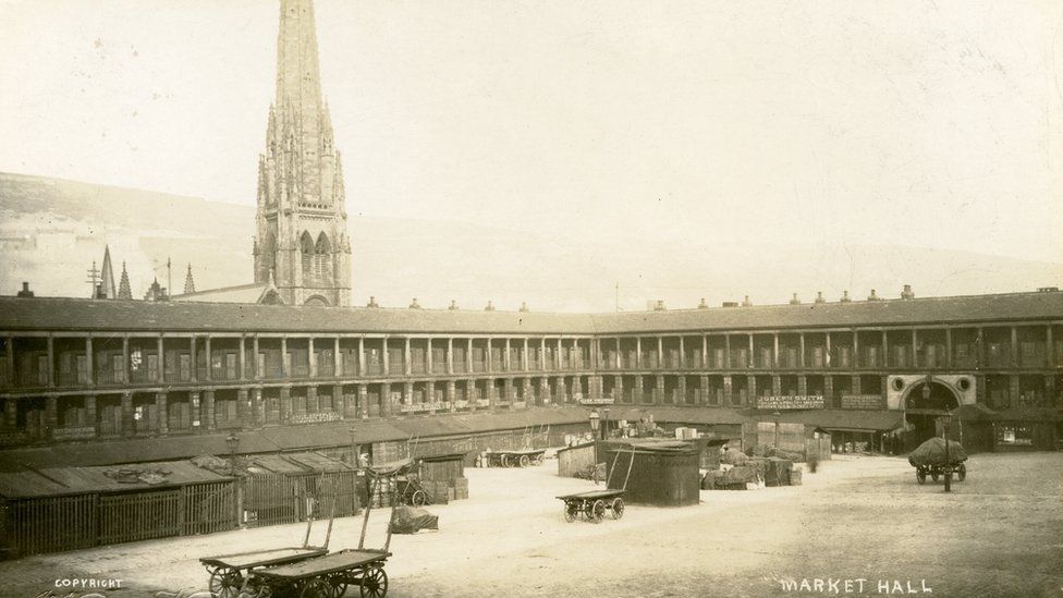 Old picture of it as a market
