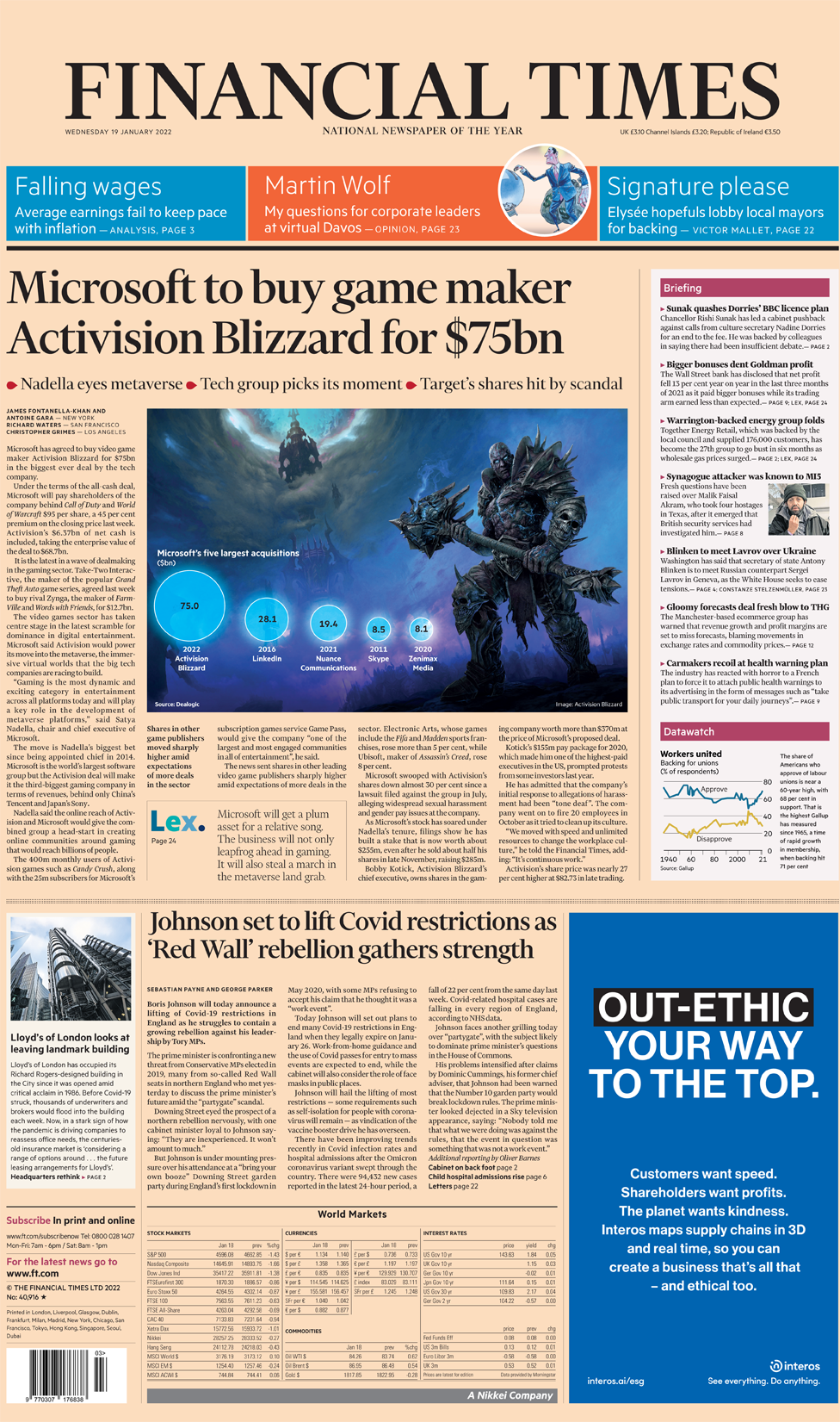 Financial Times - 19 January