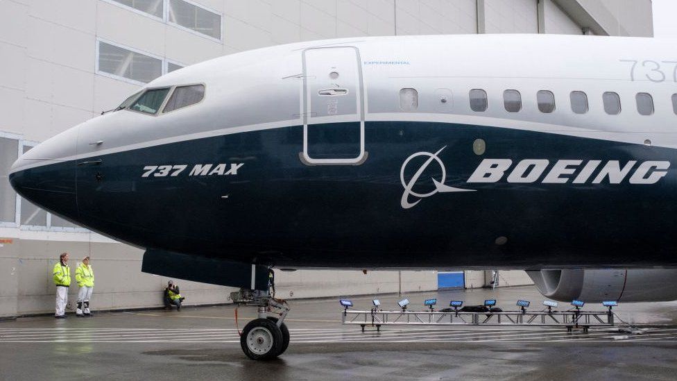 Boeing 737 Max plane
