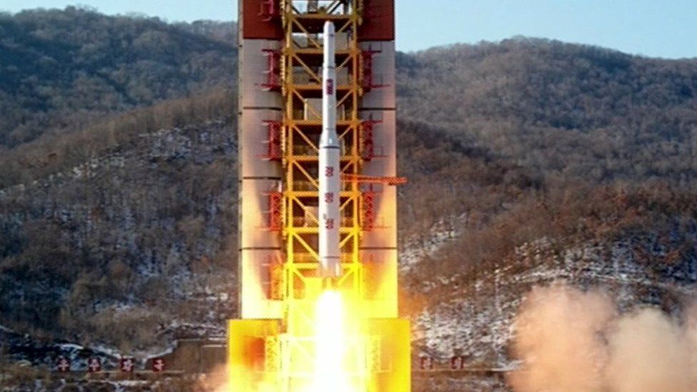 North Korean long-range rocket launched. 7 Feb 2016