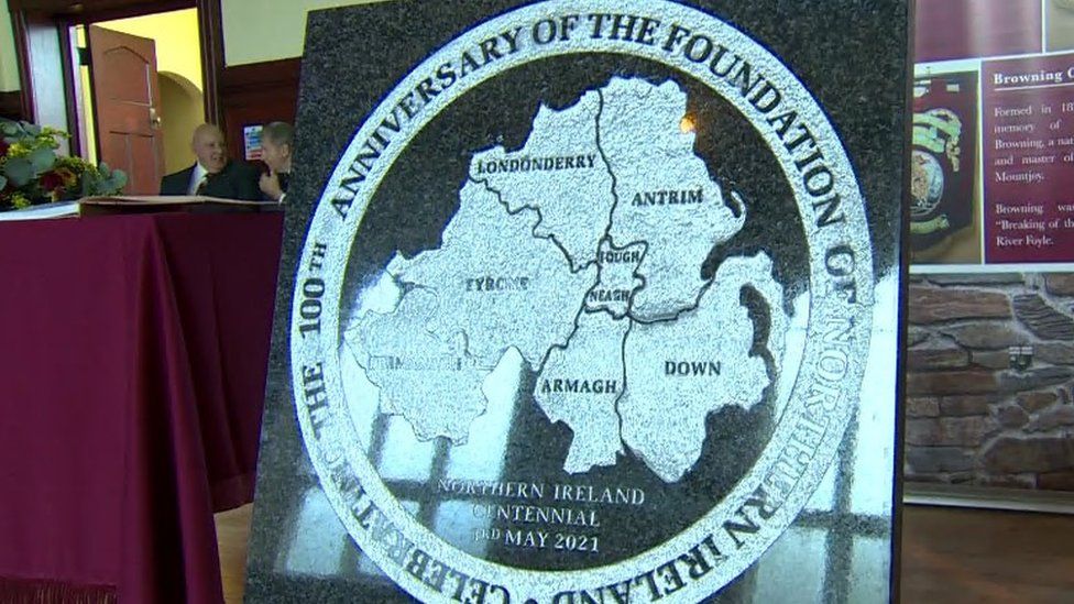 Northern Ireland centenary stone